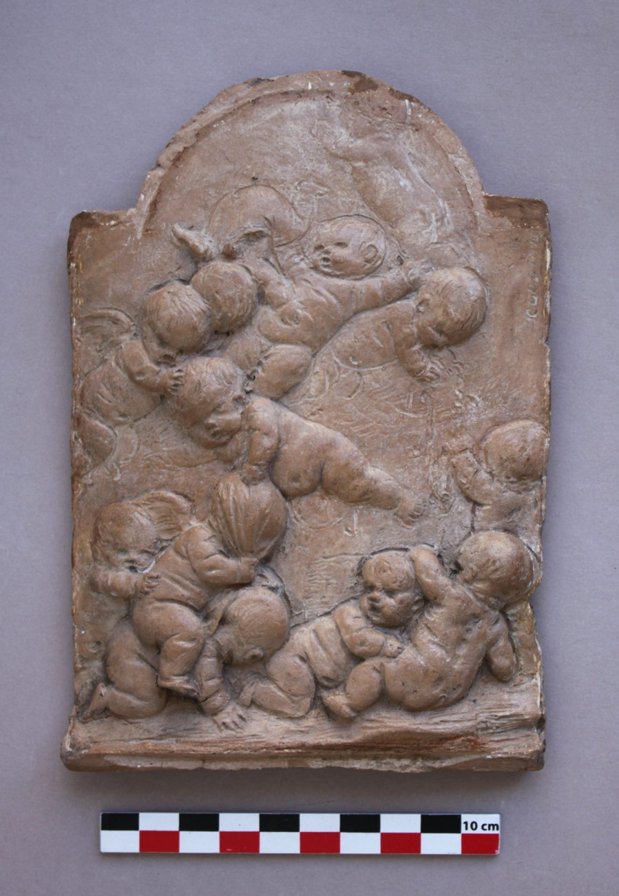 Restauration d'un bas-relief attribué à Clodion