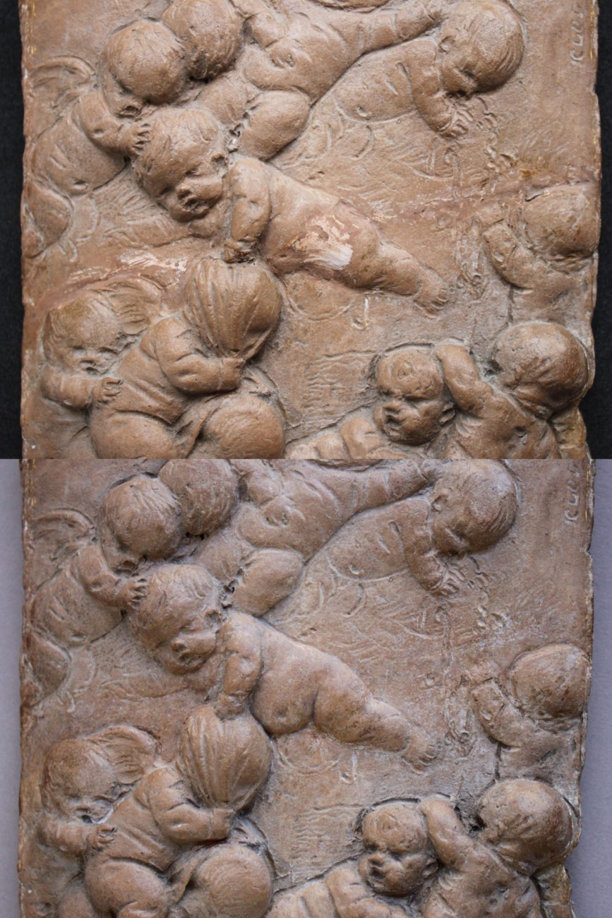 Restauration d’un bas-relief attribué à Clodion