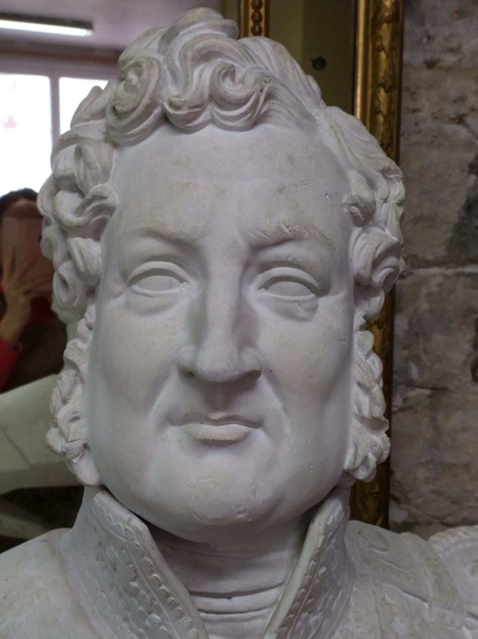 Restauration d’un buste de Louis-Philippe Ier