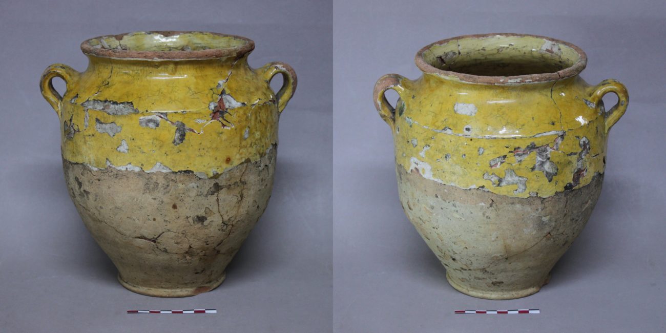 Restauration d’un pot ancien