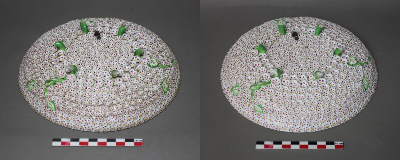 Restauration d’un ensemble de porcelaine à décor à fleurs dit « Schneeballen » ou « boule de neige » de la Manufacture de Meissen.