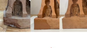 Restaurateur qualifié / travail de qualité /travail d’excellence /Restaurateur / Restauratrice / Artisan d’art /expert / spécialiste en restauration d’œuvres d’art /réparation / nettoyage / dérestauration/ restitution de manques / comblement / bouchage de trou / collage d'une céramique /céramiste / recollage vase / réparer vase ou assiette / réparer une sculpture / pour un vase / assiette /pot / plat / carreau / sculpture / verre / émail / biscuit / porcelaine / faïence / porcelaine / terre cuite / terre crue / céramique archéologique / grès cérame / en atelier à Paris /Paris centre /Lille / atelier à Lille / Atelier dans le Nord/ Marcq-en-Barœul /Bondue / Villeneuve-d'Ascq / Belgique / Pas-de-Calais Nord /Hauts-de-France / Lens / Louvre Lens / France Axelle Bourgeois, Louvre, Musée, institution muséale / FFCR / INP / Institut National du Patrimoine / diplômé / musées de France, musée de Sèvres, monuments historiques, collections publiques, patrimoine français, collection de céramiques, conservation-restauration d’une sculpture en terre cuite du sculpteur français Carrier-Belleuse