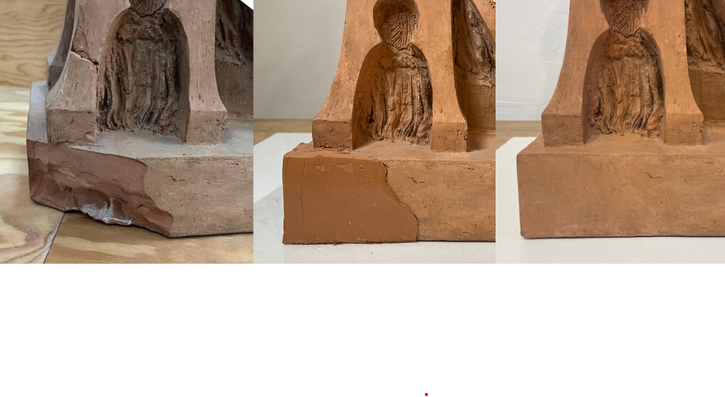 Restauration d’une sculpture de Carrier-Belleuse