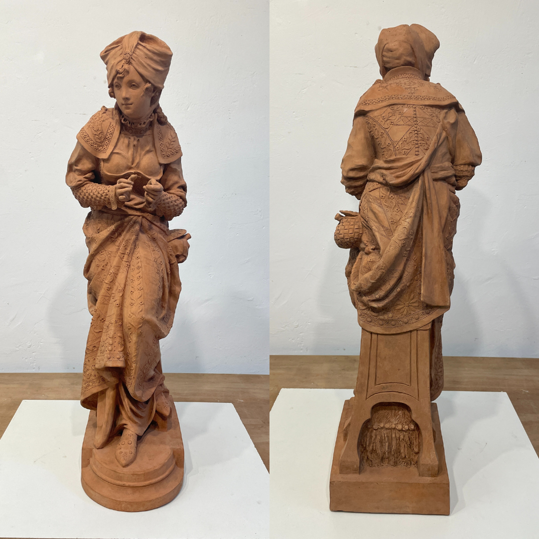 Restauration d’une sculpture de Carrier-Belleuse